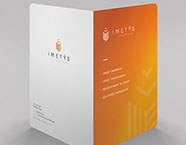 Porte-documents Imetys Courtage réalisé par La Parade - stratégie & design maker freelance