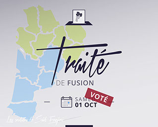 Vote du traité de fusion réalisé par La Parade - strategie & design maker freelance